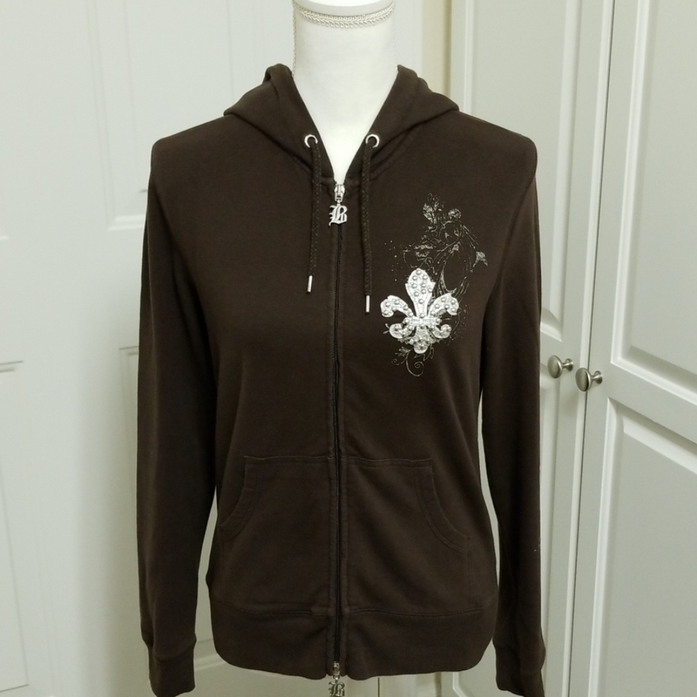 💥BCBG Maxazria Hooded Jacket Size Medium
